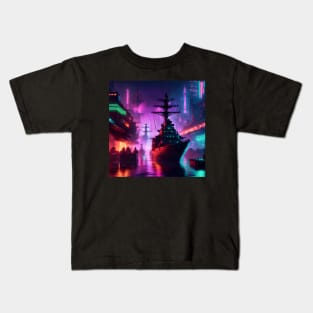 Neon Harbour Kids T-Shirt